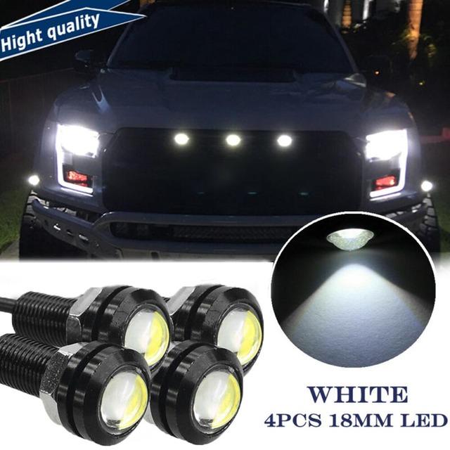 4/6/8pcs Car Light Front Grille Lamps Bumper Grill Hood Amber Led Lights  For Dodge RAM 1500 2500 3500  Interior Car Accessories