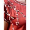 Middle East New Arrival Fashion Acetic Acid Surface Embossed Handmade Rhinestone Dress Handmade Beaded Dress