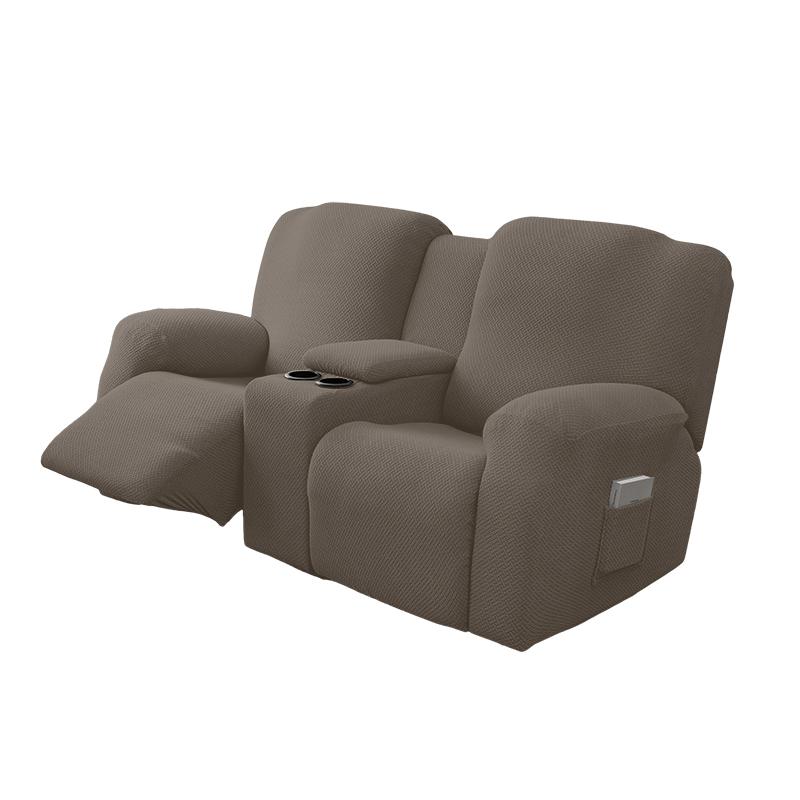 8pcs/set Waterproof  2Seater Recliner Sofa Covers  All-inclusive Loveseat Center Console Sofa Covers