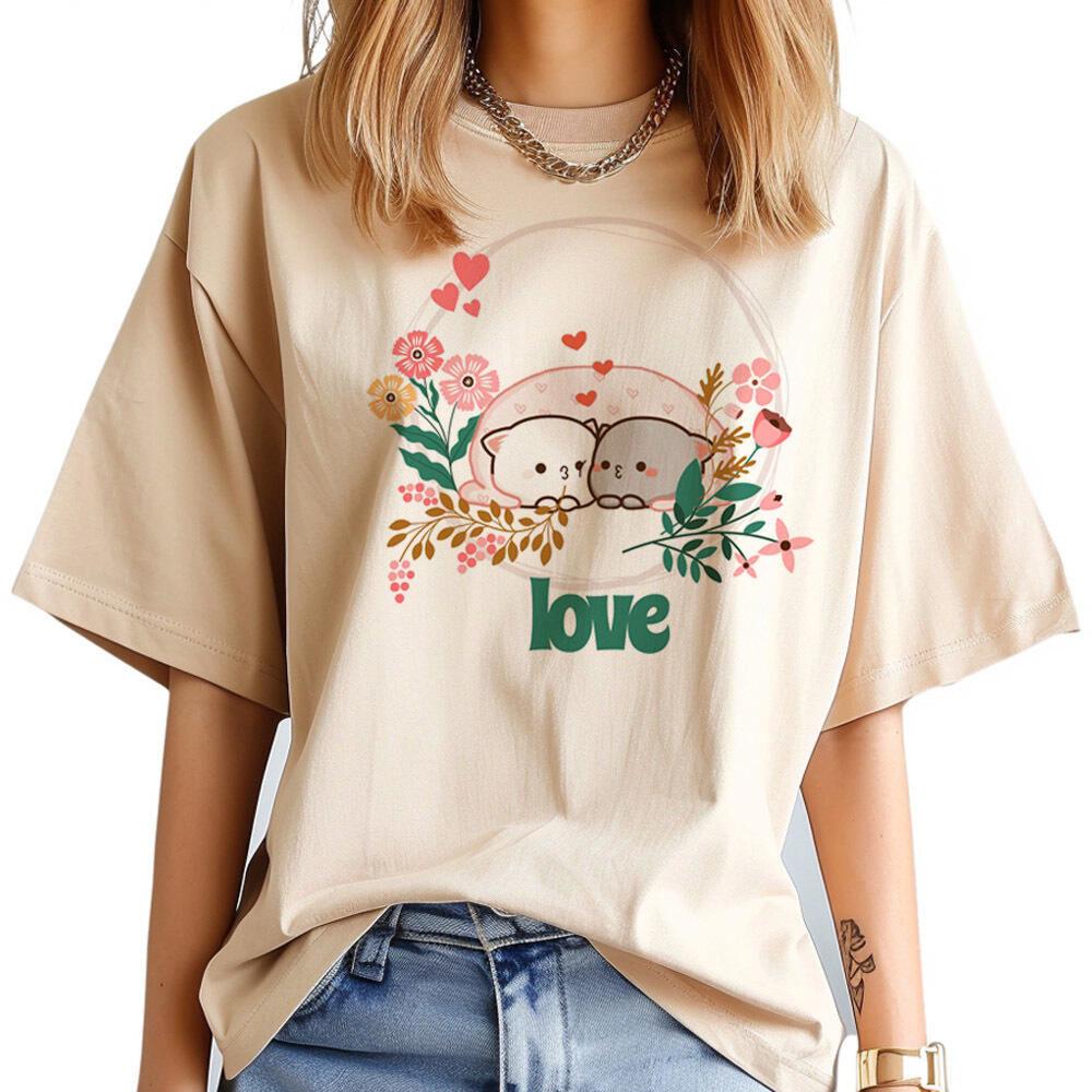 Bubu Dudu t shirt Women kawaii 80s Y2k Classic graphic tshirt anime Vintage streetwear hip hop University Comfortable