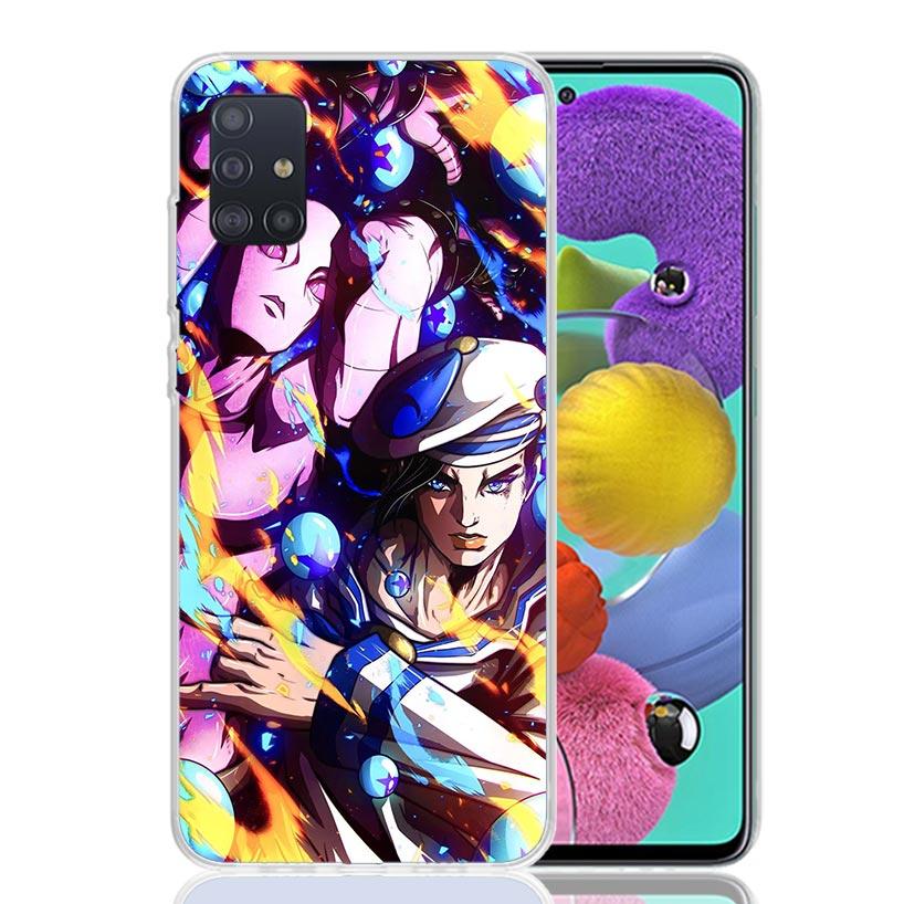 JoJo's Bizarre Adventure Hot Anime Phone Case For Samsung Galaxy A52 A32 A22 A12 A02S A50S A30S A51 A31 AA71 Note 20 Ultra 10 S1