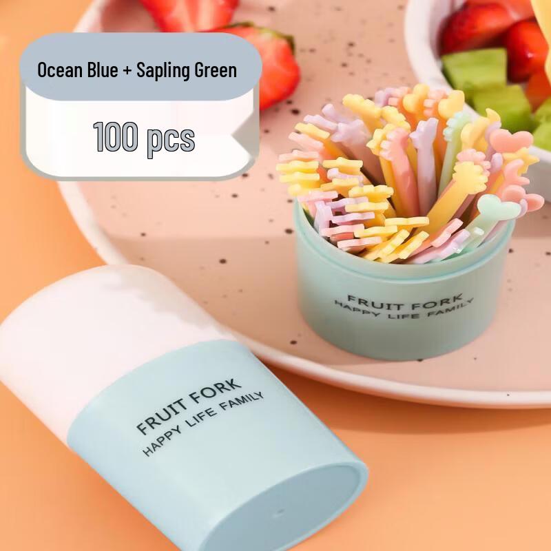ZISIZ Disposable Plastic Fruit and Dessert Forks