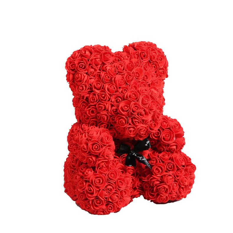 High-Grade Rose Foam Bear Gift - Perfect for Valentine's Day, Anniversaries, and Birthdays
