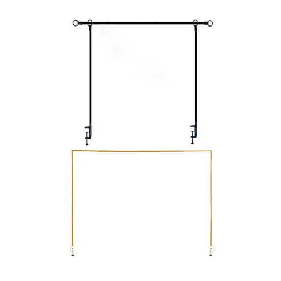 Over The Table Rod Stand with Clamps for Balloons Flowers