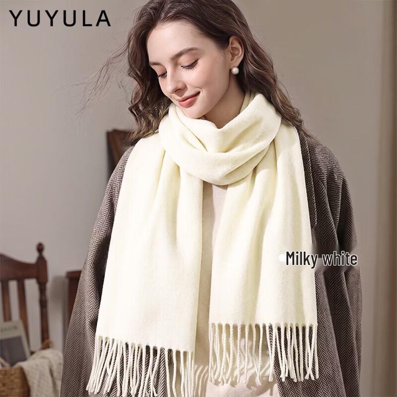 YUYULA Women's Pure Wool Scarf