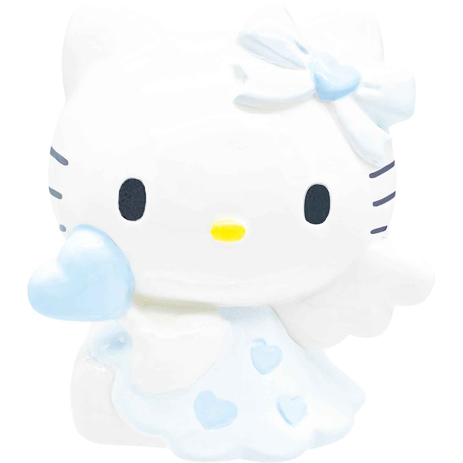 

Копилка Sanrio Angel Hello Kitty , Примерно 9 x 7 x 13 см в ширину, Товары с Китти, Подарок на день рождения, Голубая, SAN4648-1
