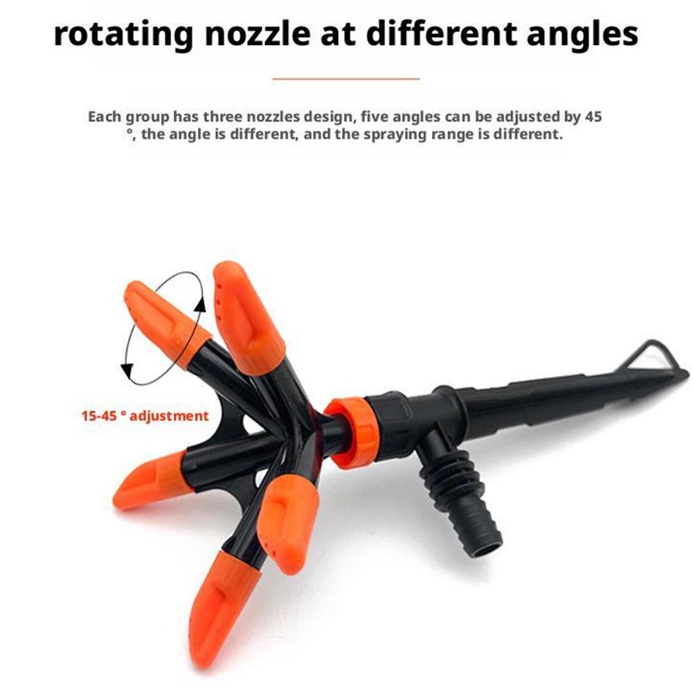360° Garden Sprinkler Rotation Irrigation Watering System Automatic Agriculture Lawn Farm Greenhouse Spray Tool