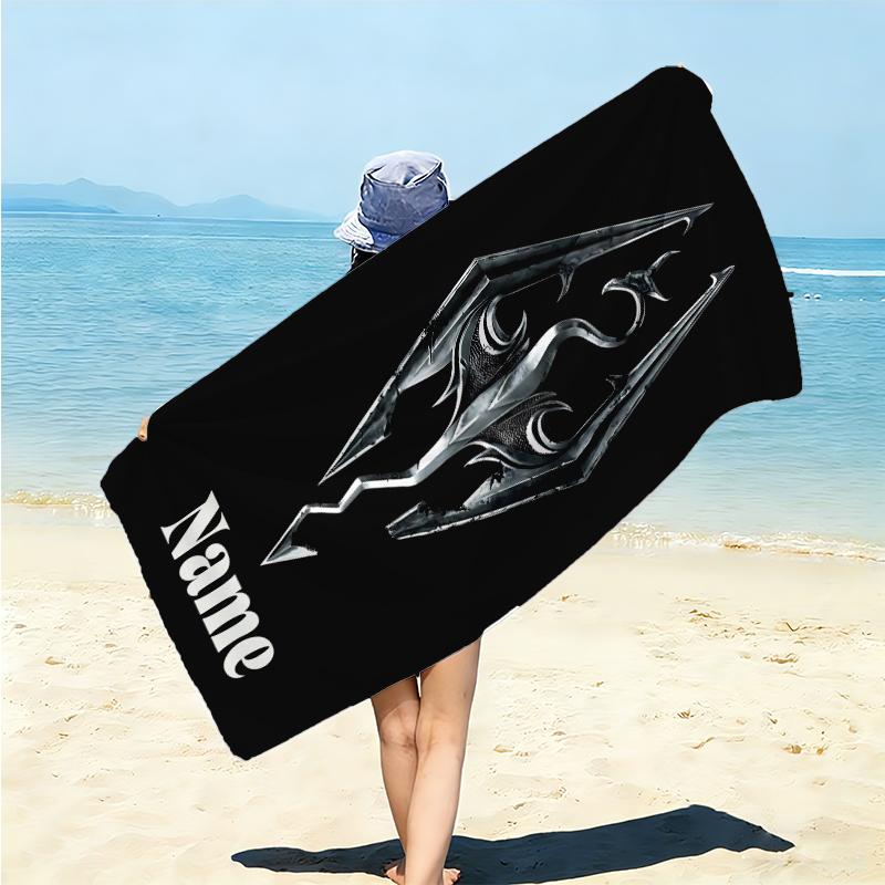 Personalized BT21 Character Collection Beach Towel Microfiber Beach Towel Thin Absorbent for Beach Swimming Yoga Bath Sports. 091045