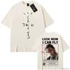 100 Cotton T Shirt Unisex Unisex Fashion Hip Hop T Shirts Cactus Jack Loose Short Sleeve Fans Gift Tops Unisex K14