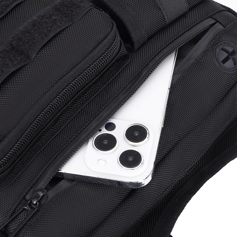 Taktische Frontbrusttasche für Herren – Sichere Diebstahlschutz-Westentasche, ideal für Radfahren, Laufen & Pendeln