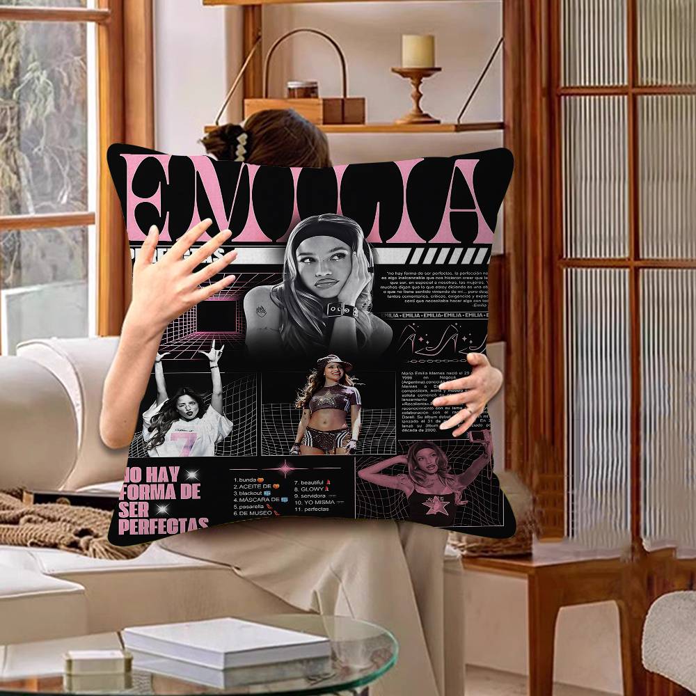 E-Emilia Mernes Kissen Geschenk Home Office Dekoration Schlafzimmer Sofa Auto Kissenbezug Hülle 45x45