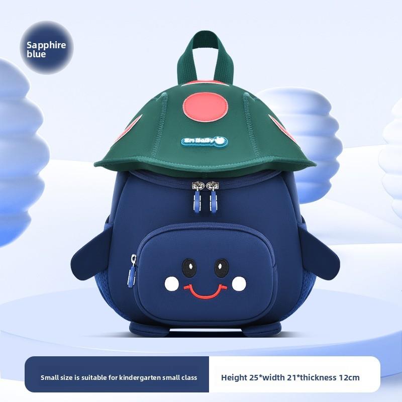 

Kids School Backpack With Breathable Air Cushion Straps For Kindergarten Boys And Girls Blue Small