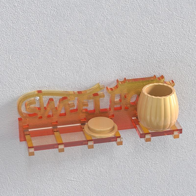 for Key Holder Resin Molds Keychain Organizer Board Silicone Molds for Epoxy Resin Wall Hanging Casting Resin Mold Decor