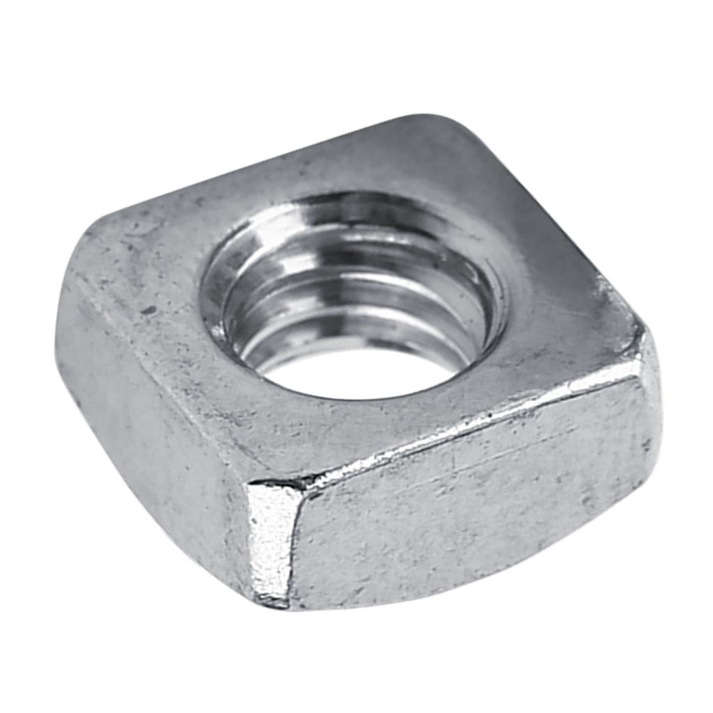 Stainless Steel 304 Square Nuts Four Sided Nut Fit Metric Screw (M3x100pcs)