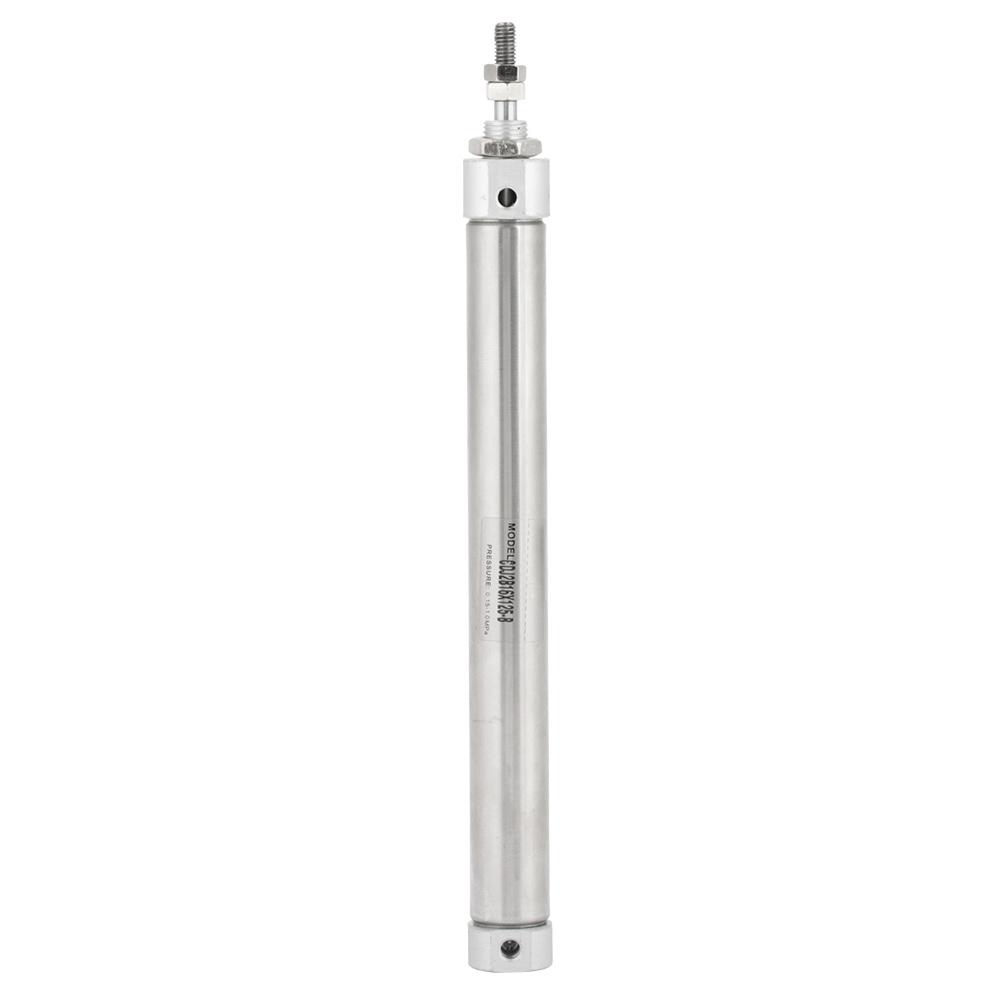 Pneumatic Cylinder, CDJ2D16-125B 16mm Diameter Double Acting Cylinder Stainless Steel Cylinder 125mm Stroke Double Acting Stainless Steel Pne