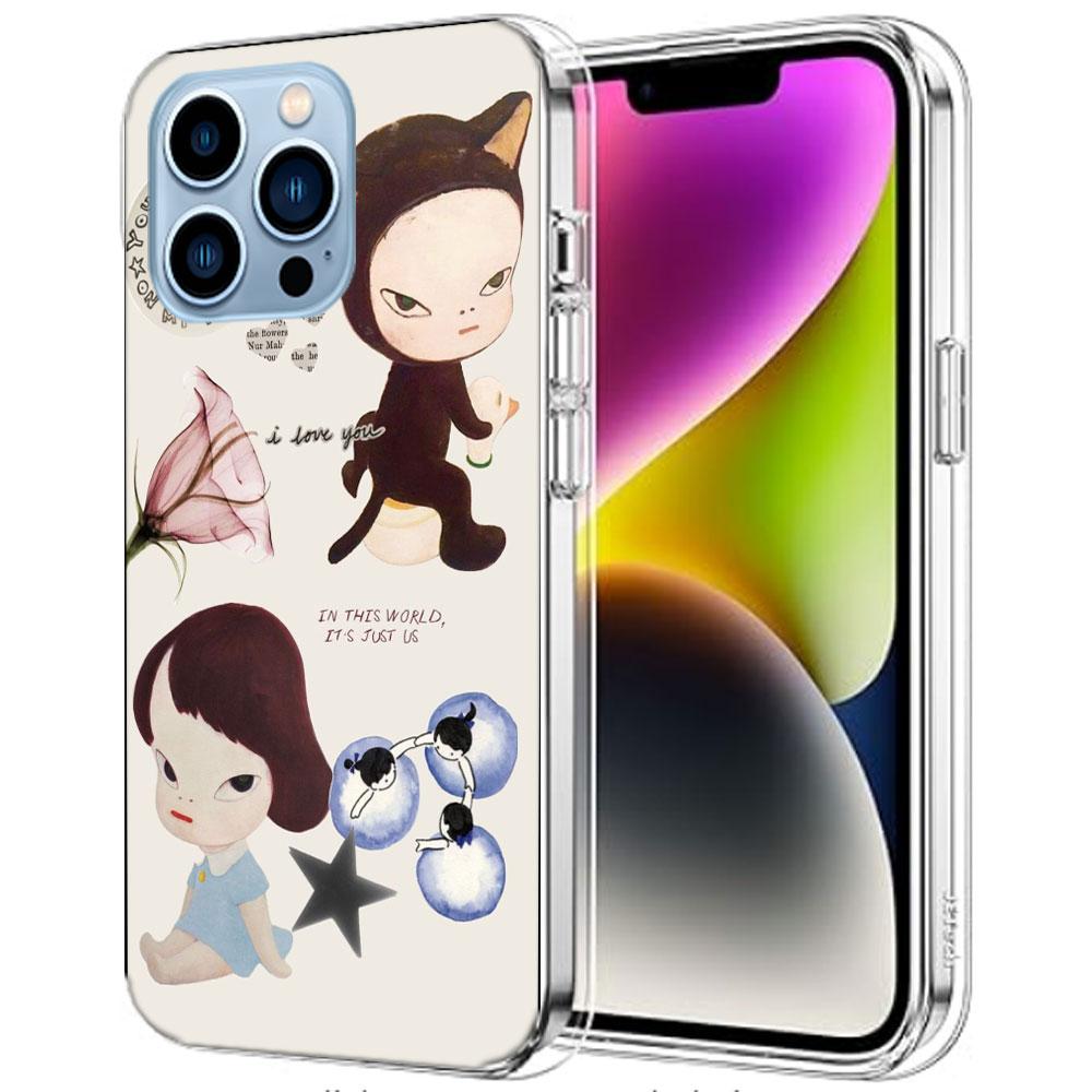 Cute Nara Yoshitomo Art Cases Phone Case For Iphone 17E 16E 17 Air 16 Pro Max 15 Pro 14 Plus 11 13 12 Mini Cover Cases Compatibl
