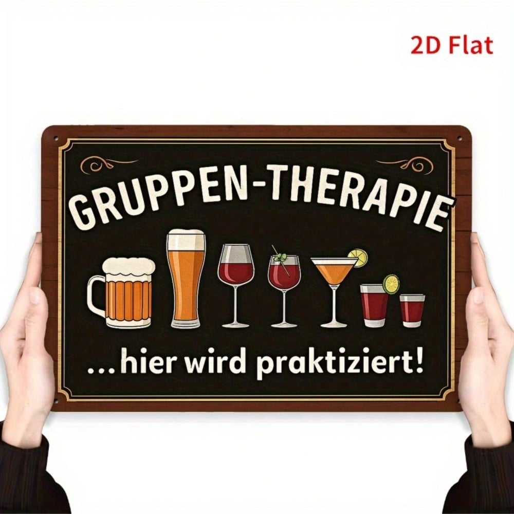 Vintage German Beer Metal Poster 20x30 cm Wall Decor Bar Gift