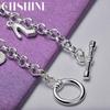 CHSHINE 925 Sterling Silver Handbag High Heels Charm Bracelet Fashion High Quality For Women Jewelry