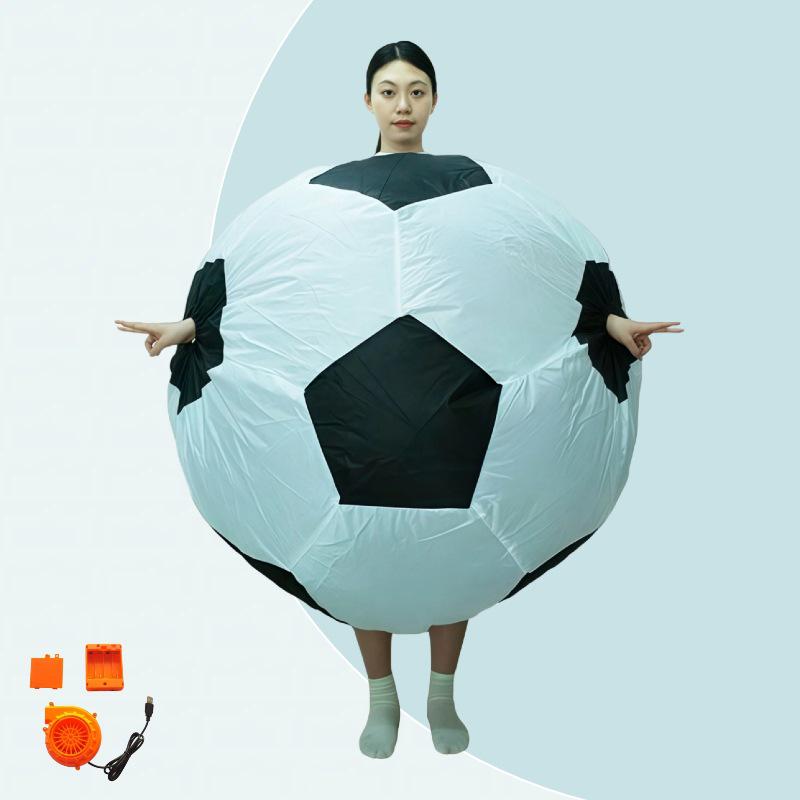 Cross-Border Inflatable Volleyball Suit: Fun Prank Doll Outfit for Halloween & World Cup. One Size