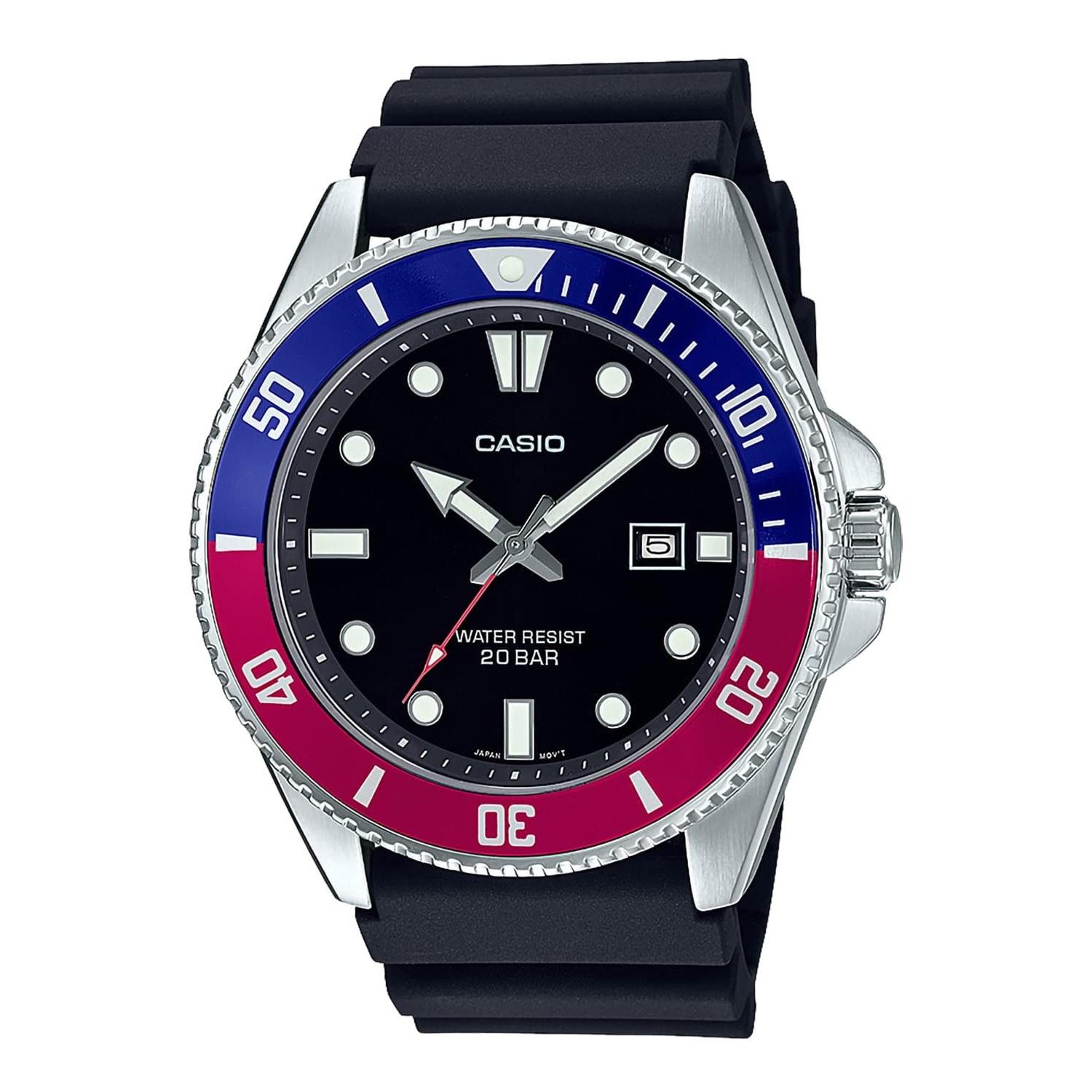 Casio wristwatch Collection domestic genuine product online limited model MDV-107-1A3JF mens black