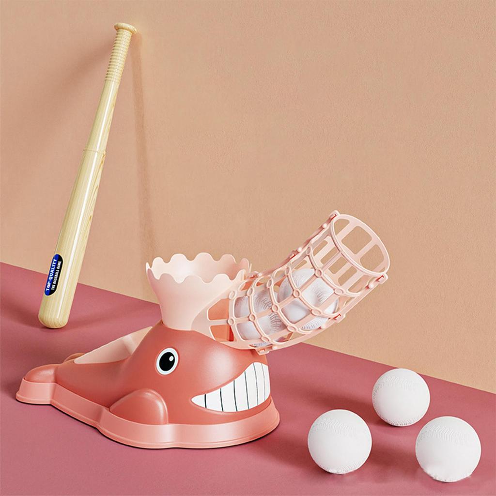 Kids Pitching Machine, Baseball Practice Pitching Game, Cute Kids Baseball