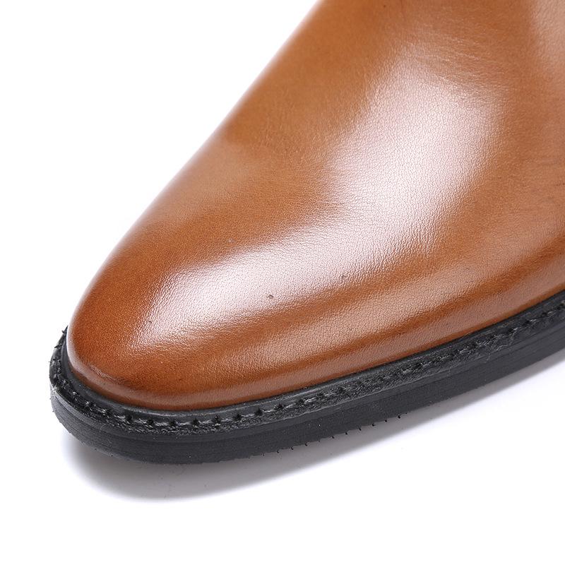 Men's Spring Leather Dress Shoes - Business & Formal British Style