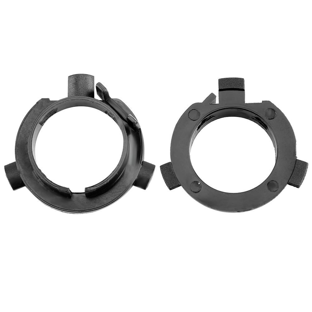 2pcs LED Car H7 Headlight Bulb Adapter Base Retainer Holder for Kia K5 Hyundai Santafe