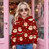 Autumn and Winter Children's Christmas 3D Printed Hooded Comfortable and Versatile Breathable Hoodies & Sweatshirts (Girls)