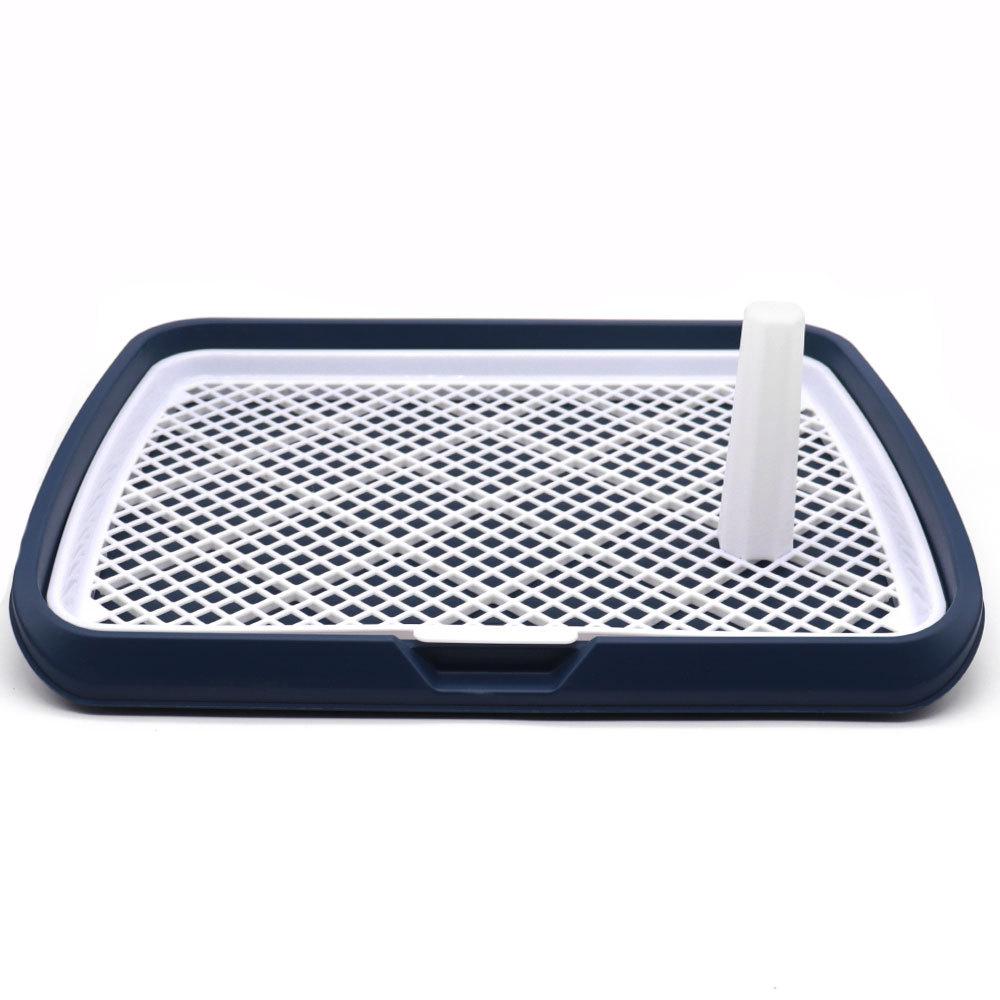 Large Dog Toilet with Anti-Splash Post – Easy To Clean Tray for Medium and Large Dogs