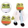 Sad Frog Pepe Plush Toy Cute Doctor Shaped Stuffed Animal