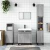 Vidaxl Badezimmerschrank, Sonoma Eiche Grau, 58x33x60 cm