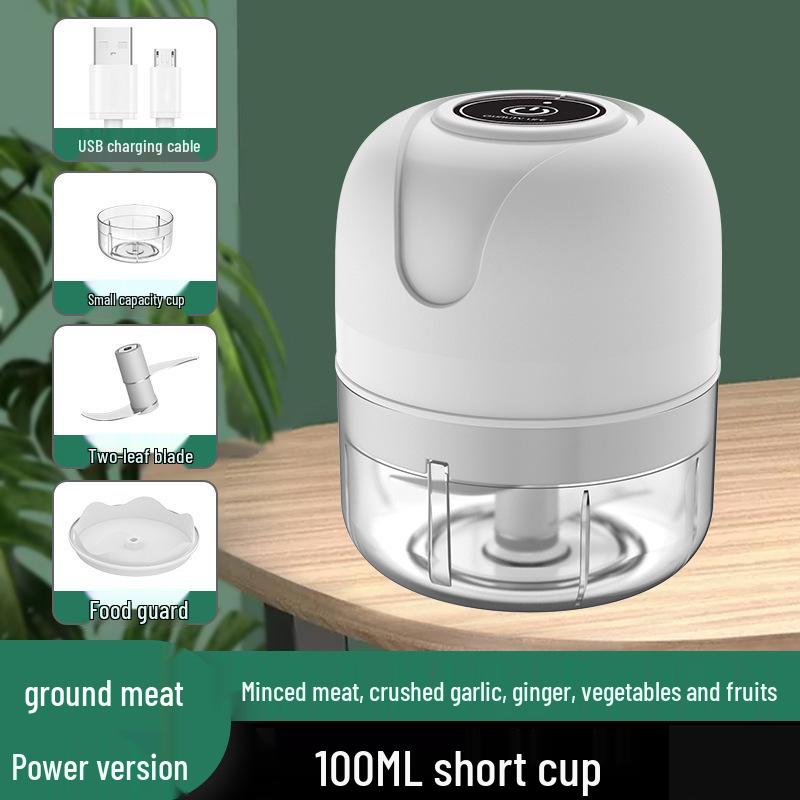 

Беспроводная мини-электрическая чеснокодавилка: Бытовой измельчитель продуктов и кухонный комбайн для детского питания Electric Garlic Masher