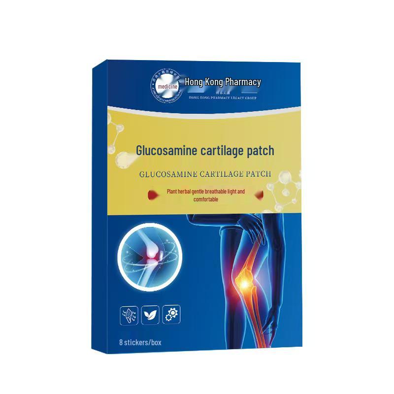 

Гонконгский универсальный пластырь с глюкозамином и хондроитином с согревающим эффектом и полынью для всего тела