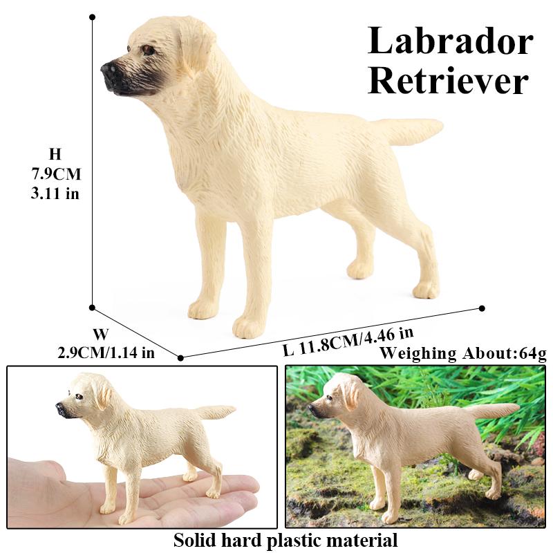 Oenux Dog Animals Model Husky Pug Pomeranian Rottweiler Chihuahua Action Figure Puppy Figurines PVC Cute Collection Toy Kid Gift