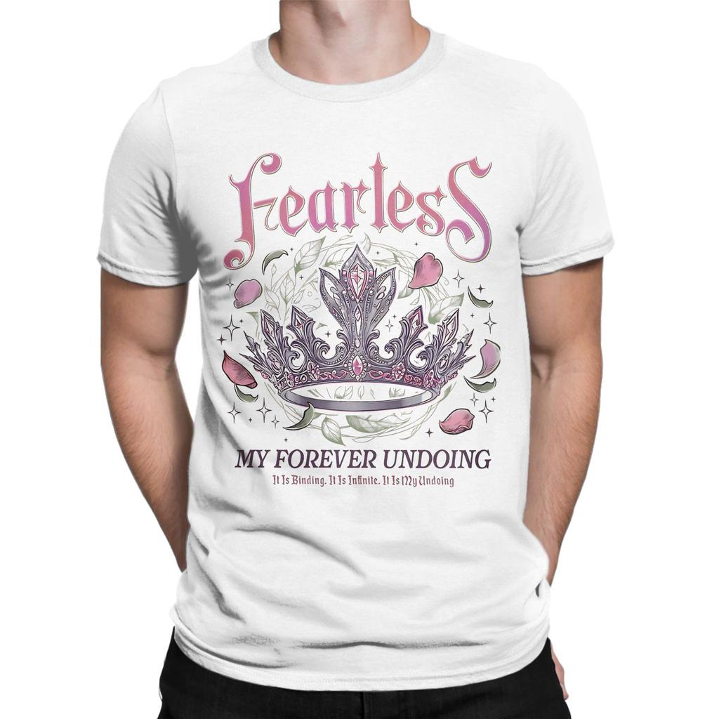 Bookish Romance Fantasy  T Shirts Mens  Pure Cotton Crazy TShirts Crewneck Kai Azer Tee Shirt Short Sleeve Clothes 4XL 5XL 6XL