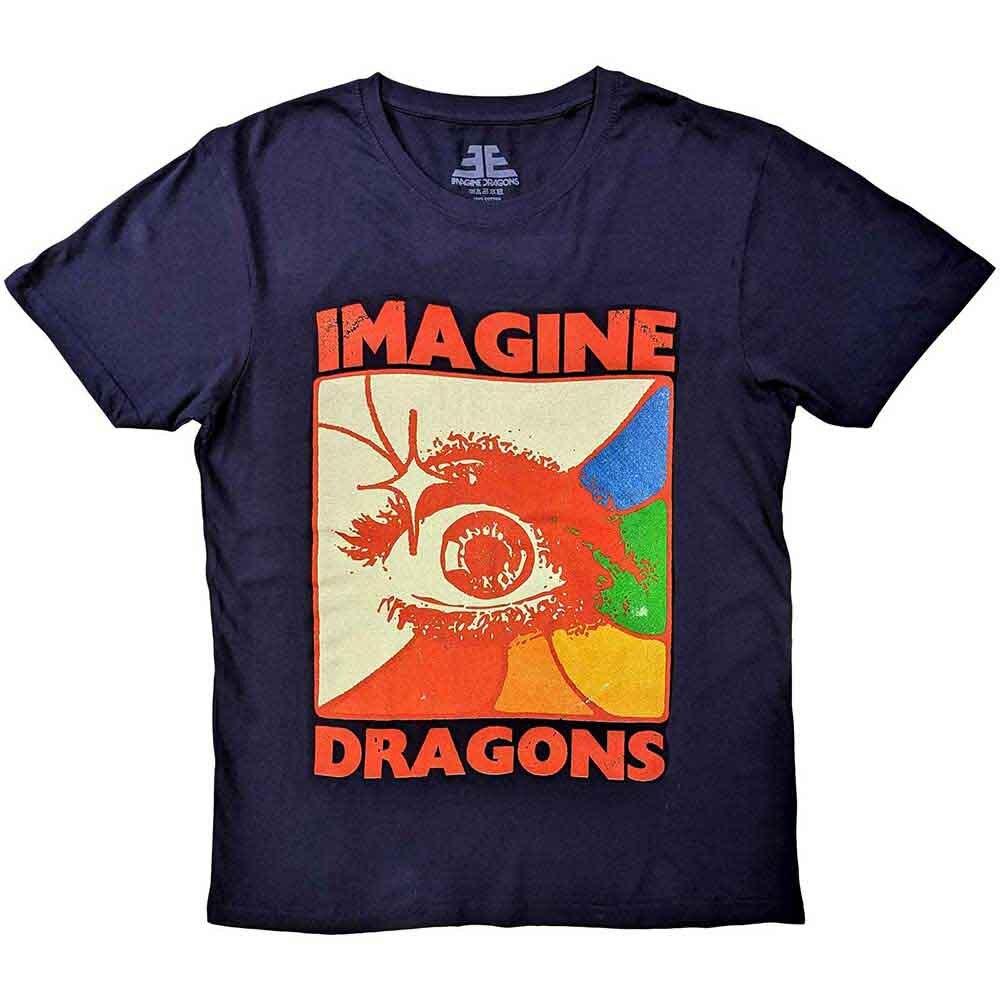 Imagine Dragons Eye T-Shirt Blue New L