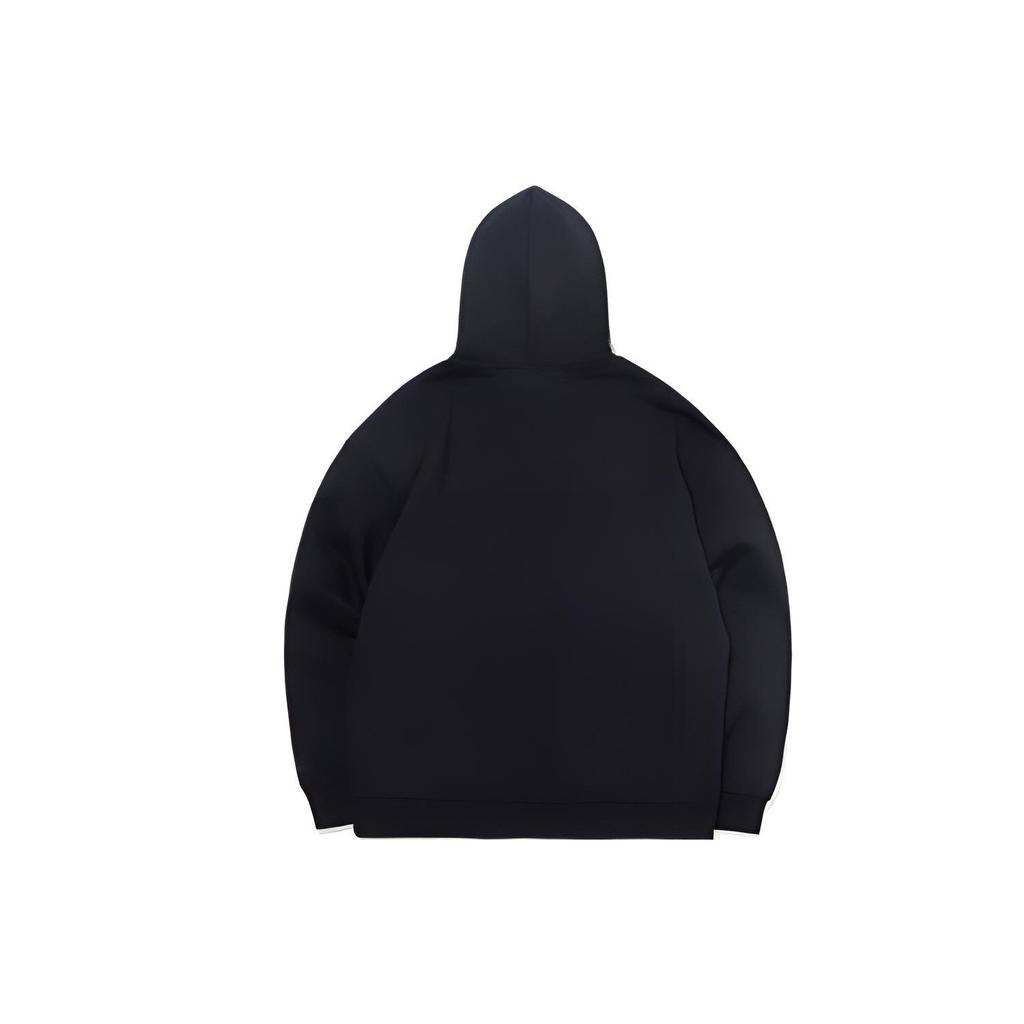 Li Ning Sweatshirts Unisex Black Hooded Moderate Regular AWDQ646-3