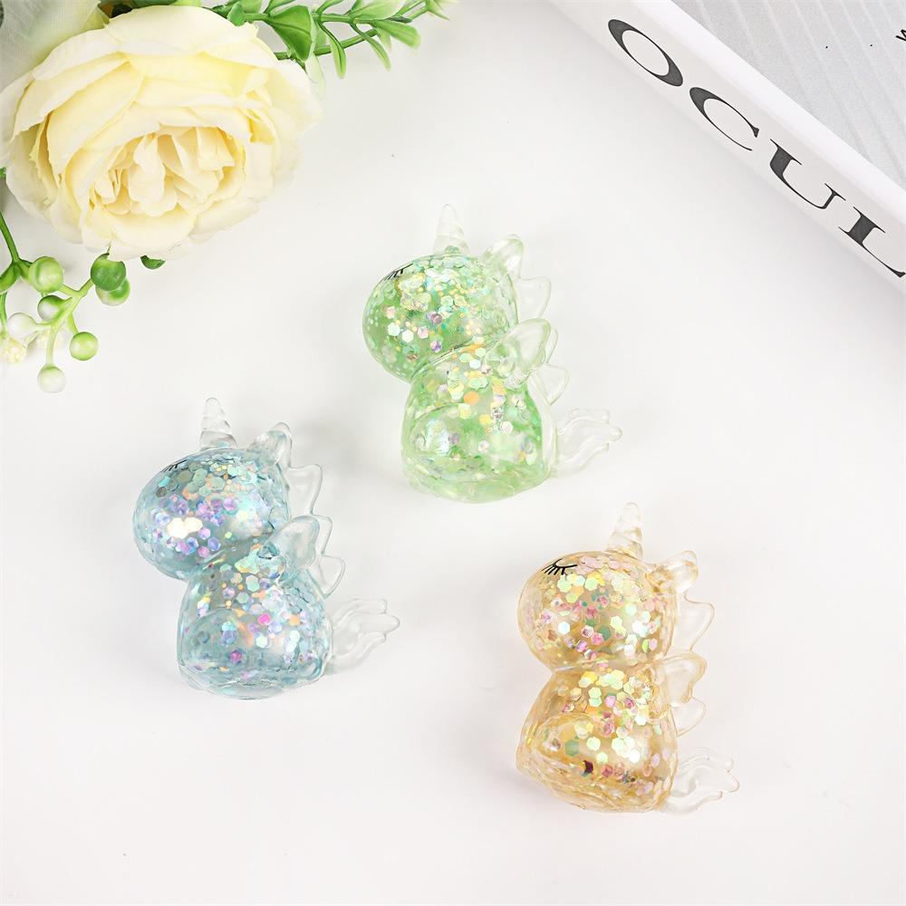 Unicorn Stress Relief Soft Squeeze Toy for Favor Gifts Malt Sugar Squishy Toy Cartoon Animal Gold Foil Stress Relief Playful Toy