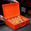 Creative Things Persimmon Ruyi Kung Fu Tea Set Gift Box Teapot Tea Can Company Business Wedding Gift