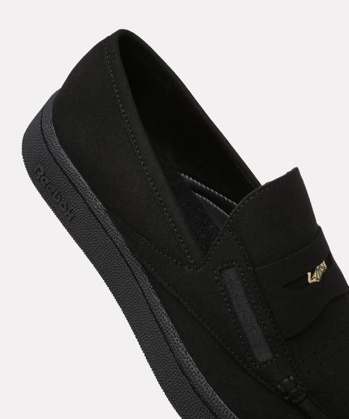 Reebok Mocasín Club C Gamuza - Negro RESO6EL2UBK
