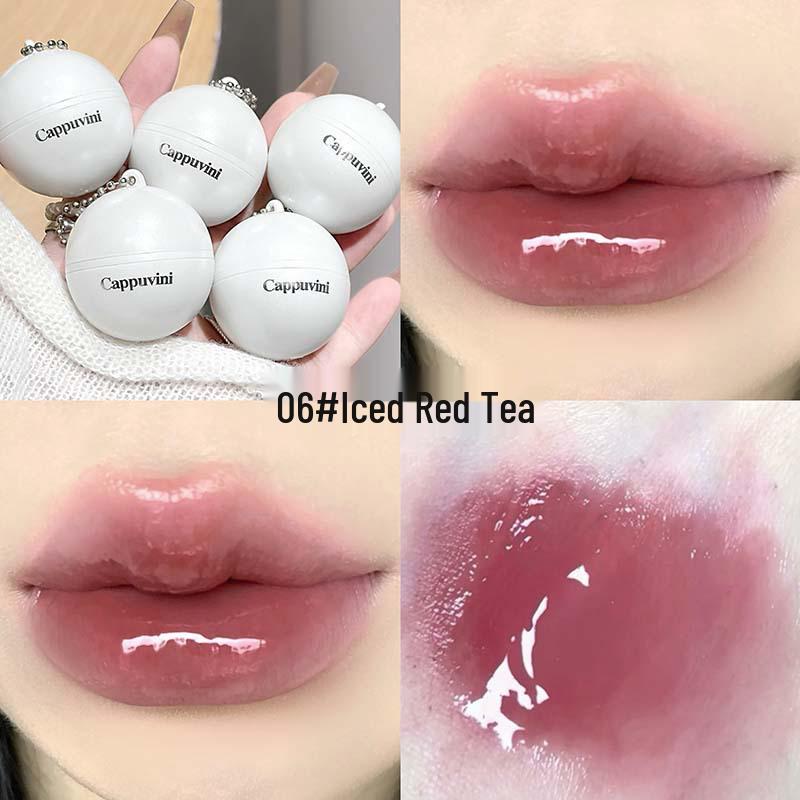 

Weini Moisturizing Lip Jelly: Glazed Heart Mirror Finish, Hydrating & Whitening Gloss for Student Parties & Beauty Makeup