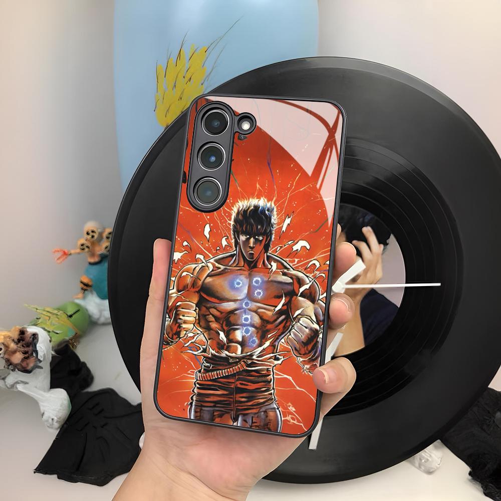 

Fist of the North Star Phone Case For Samsung Galaxy S26 S25 S24 S23 S22 S20 S21 Ultra Plus Edge Fe Colored Silver Cover Galaxy S25plus