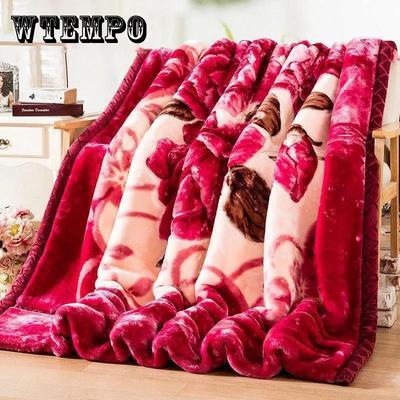 Winter Blankets Thickened Double Raschel Blankets Single Double Blankets To Keep Warm Student Dormitory Single Double Blankets