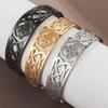 1 STK Rustfritt stål hekseri Hekseknute Mansjettarmbånd Hedenske symboler Magisk knute Amulettarmbånd Keltisk knute Lykke til smykker