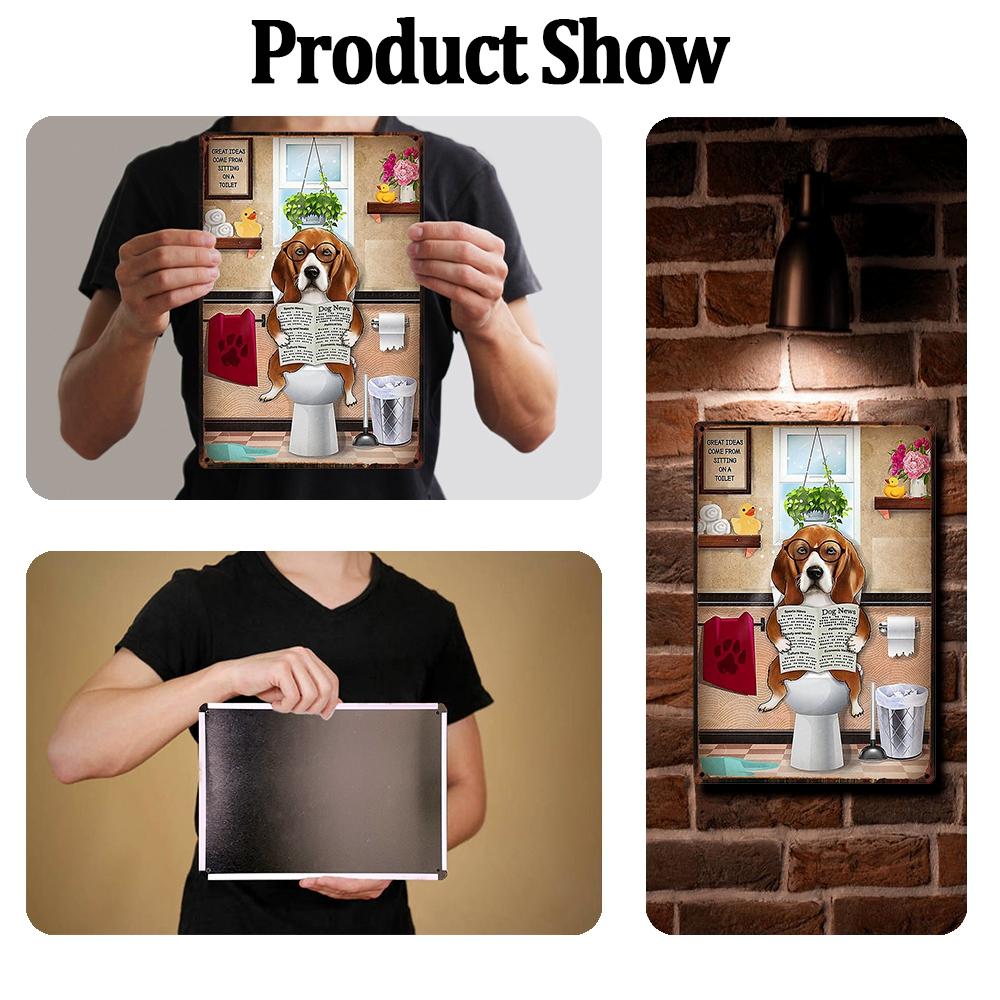 [ Wellcraft ]  Beagle Dog Are My Friend Beer Coffee Bath Shop Art Metal Tin Sign Wall  Poster Iron Painting Pub D-12 20*30 CM