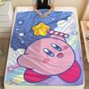 Kirby2 Ruhige Ruhe Bedruckte Flanelldecke, Vielseitige Warme Abdeckung für Innenräume und Outdoor-Ausflüge.-TING