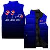 Ladies' Casual And Fashionable Sleeveless Vest Christmas Printed Cotton Jacket