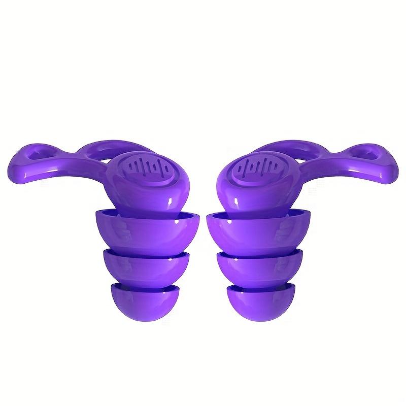 [Silicone|Ultra-Soft] Ultra-Soft Silicone Earplugs | Reusable For Sleeping & Noise Sensitivity Relief | Travel Size