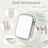 Silicone Adjustable Strap For Apple Watch 38/40/41/42mm  Soft Bracelet For IWatch Series 10/9/8/7/6/5/4/SE/SE2 Watch Accessories