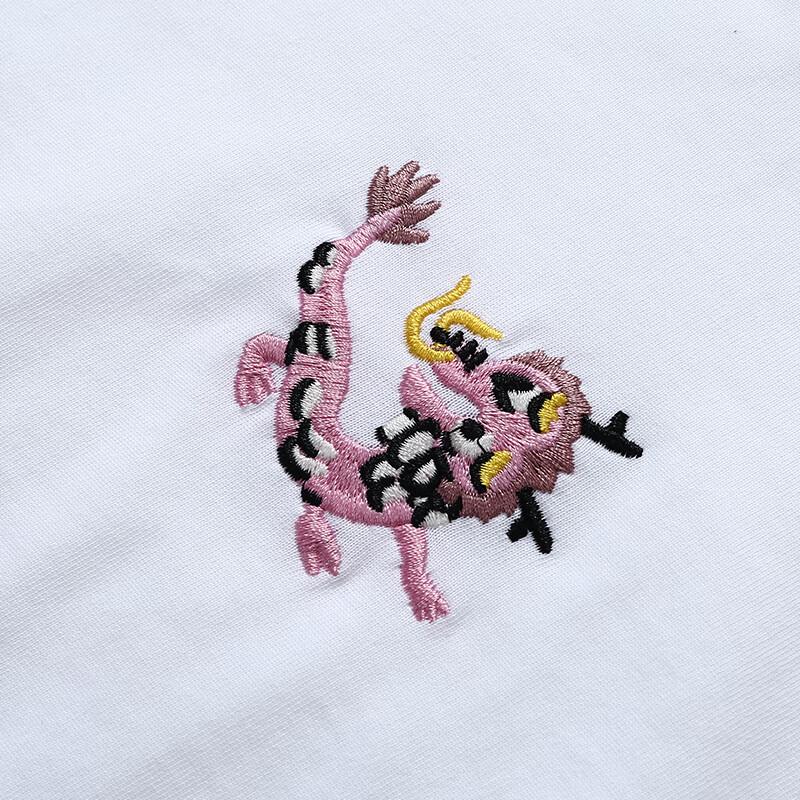 SheTu Women's Cute Dragon Print Short Sleeve T-Shirt